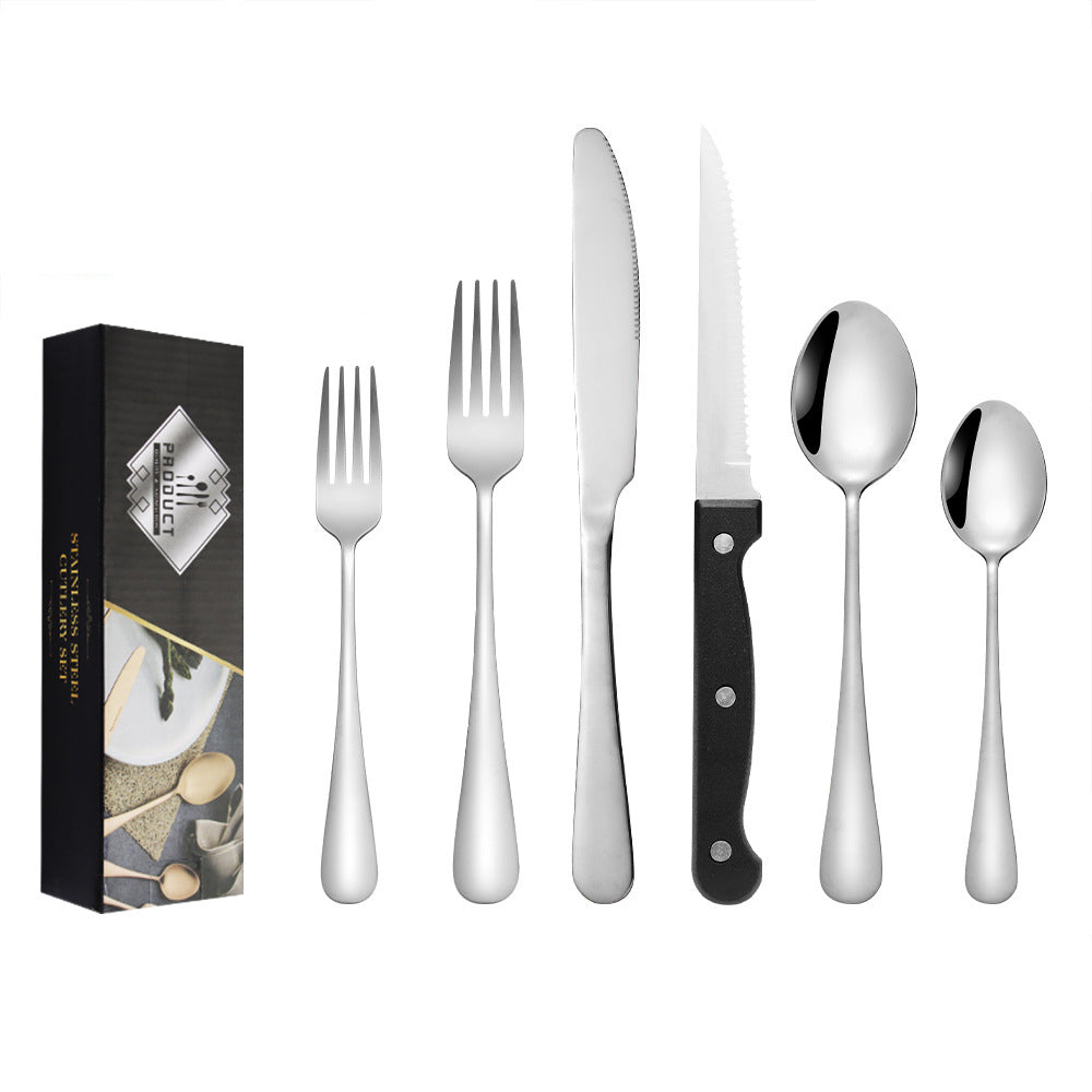 Stainless Steel Tableware Set - Durable and Elegant for Every Meal