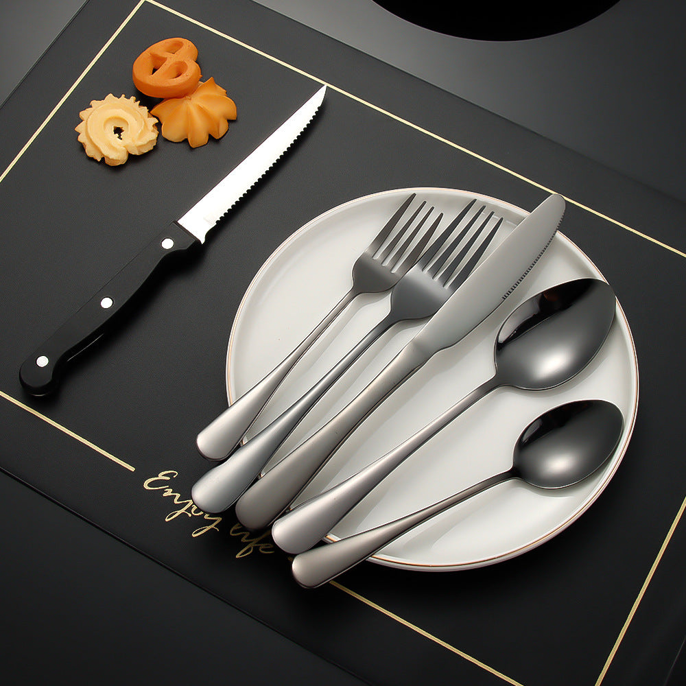 Stainless Steel Tableware Set - Durable and Elegant for Every Meal